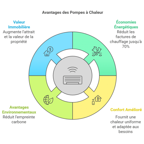 les avantages d'une pompe à chaleur